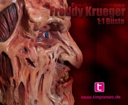 Freddy Krueger Lifesize Bust Büste