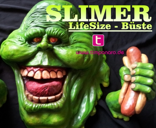 Ghostbuster Slimer Lifesize Büste Bust Paintjob