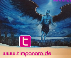 Wandbild Dunkler Engel